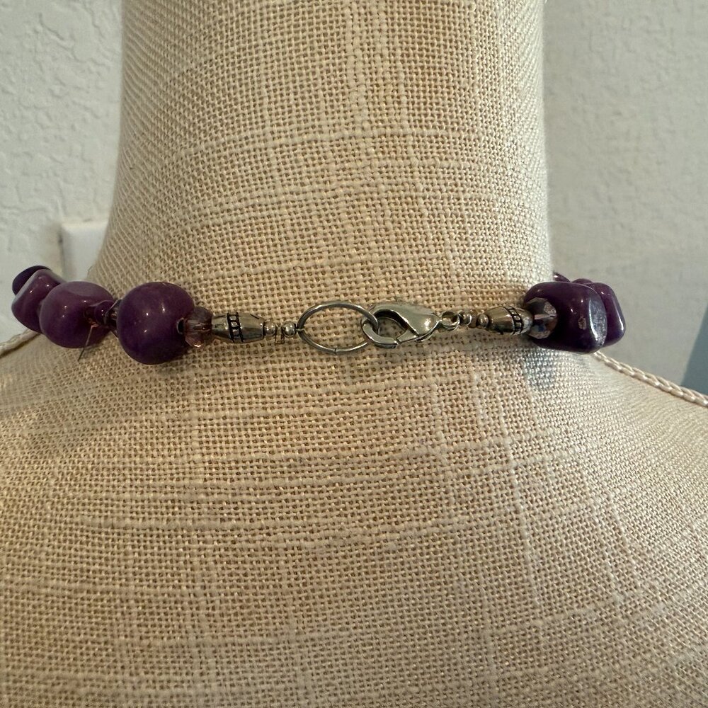 Purple Lepodite Stone & Mixed Material Statement … - image 2